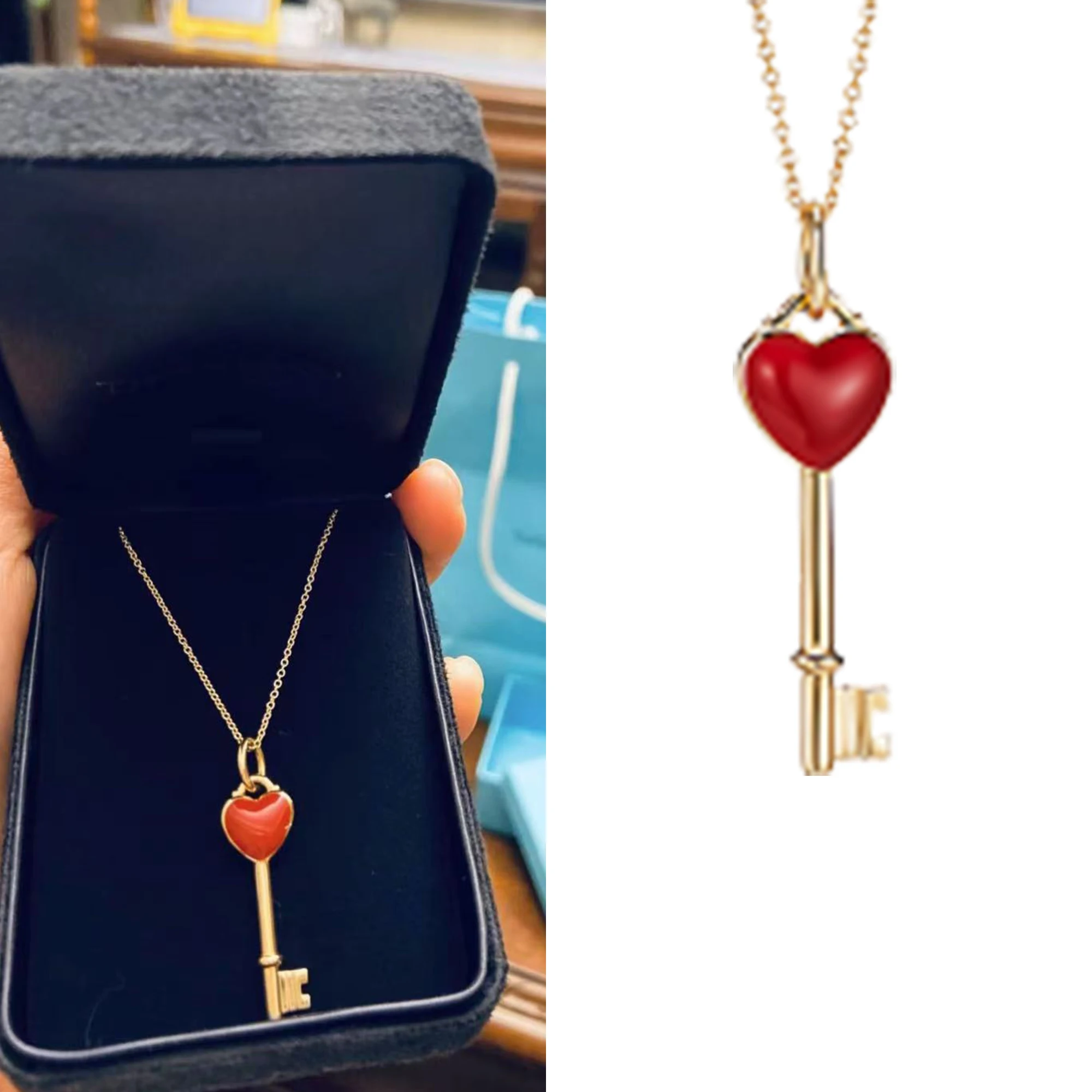 Romantic Love Key Smooth Surface Necklace Solid Silver S925 High Quality Sweet Charm Necklace TCO Series Holiday Gift
Romantic Love Key Smooth Surface Necklace Solid Silver S925 High Quality Sweet Charm Necklace TCO Series Holiday Gift