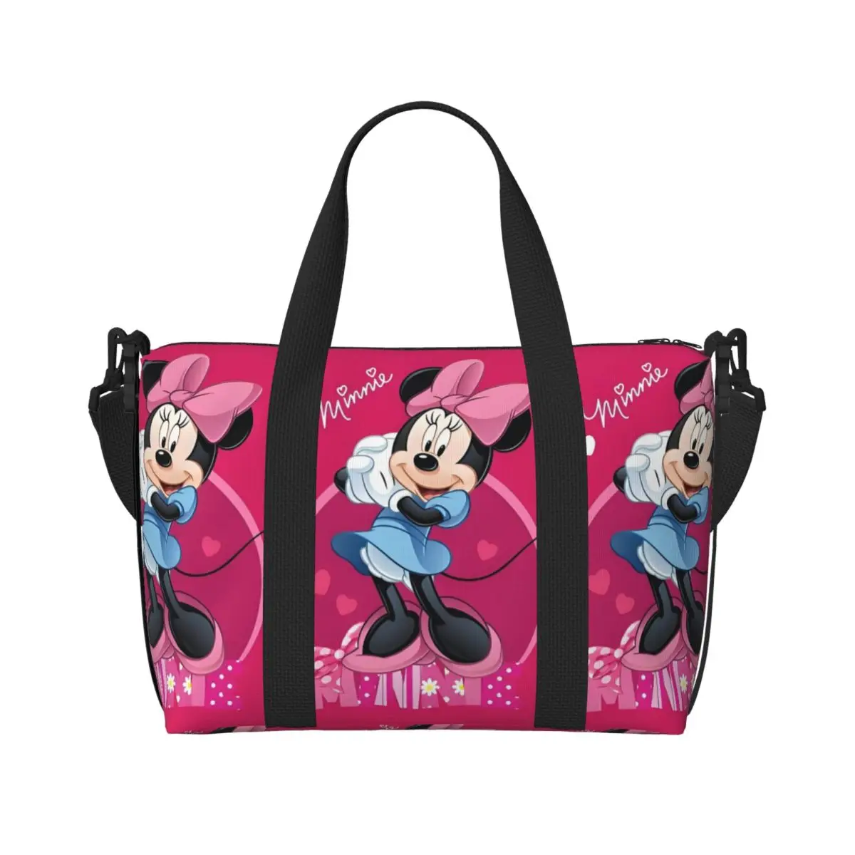 Custom Large Mickey Mouse Pink Minnie Tote Bag for Women Creative Design Shoulder Shopper Beach Gym Travel Bag
Custom Large Mickey Mouse Pink Minnie Tote Bag for Women Creative Design Shoulder Shopper Beach Gym Travel Bag