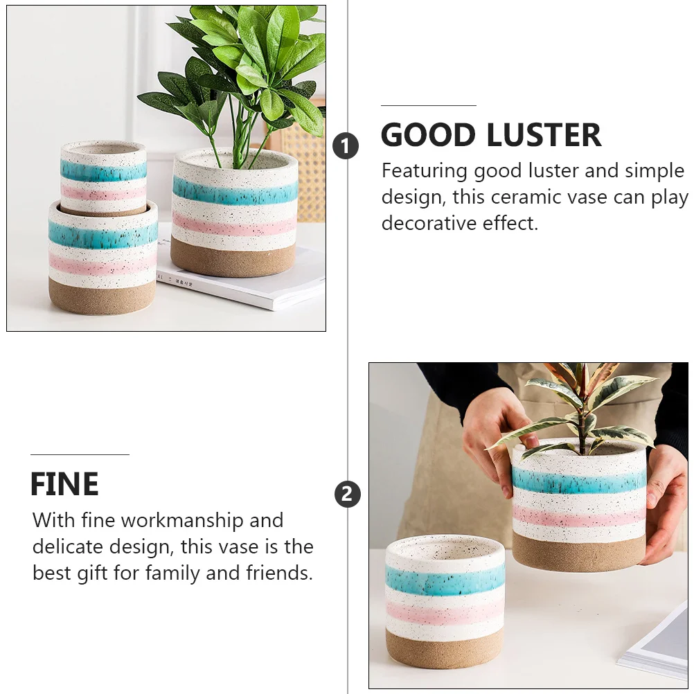 2Pcs Creative Ceramic Flowerpots Desktop Adorable Mini Succulent Containers for Home Office Room Decoration
2Pcs Creative Ceramic Flowerpots Desktop Adorable Mini Succulent Containers for Home Office Room Decoration