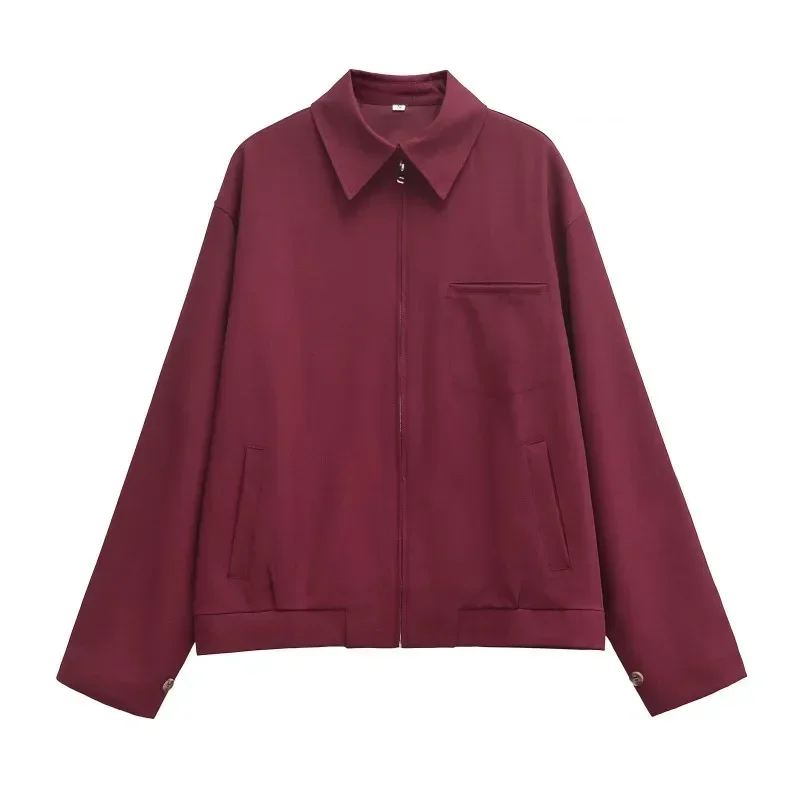 TRAFZR Lady Jackets Women's Autumn Coat Baseball Uniform American Vintage Urban Coats Autumn New Products Casual Coats
TRAFZR Lady Jackets Women's Autumn Coat Baseball Uniform American Vintage Urban Coats Autumn New Products Casual Coats