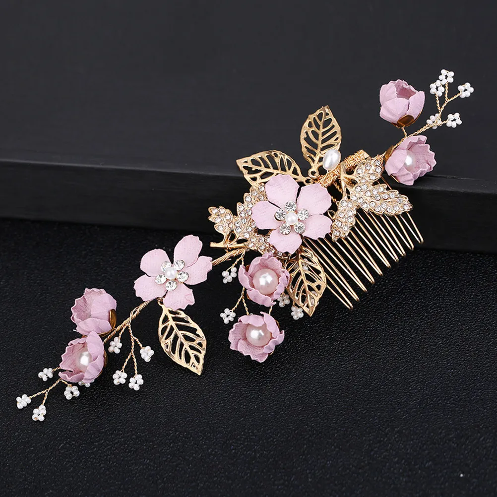Premium Cloth Flower Bridal Hair Comb Rhinestone Pearl Beaded Design for Updo Half Up Hairstyle Wedding Engagement
Premium Cloth Flower Bridal Hair Comb Rhinestone Pearl Beaded Design for Updo Half Up Hairstyle Wedding Engagement