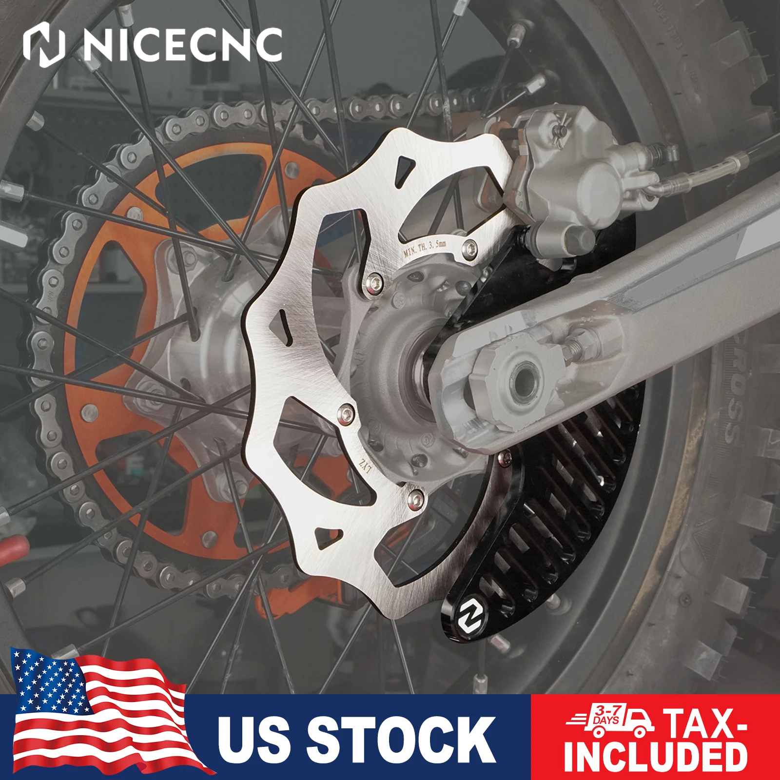 For 2024 KTM EXC 300 TPi 6D XCW XCFW EXCF 500 450 400 350 300 250 200 150 125 SX XC F 2004-2024 Rear Brake Disc Rotor Cover Set
For 2024 KTM EXC 300 TPi 6D XCW XCFW EXCF 500 450 400 350 300 250 200 150 125 SX XC F 2004-2024 Rear Brake Disc Rotor Cover Set