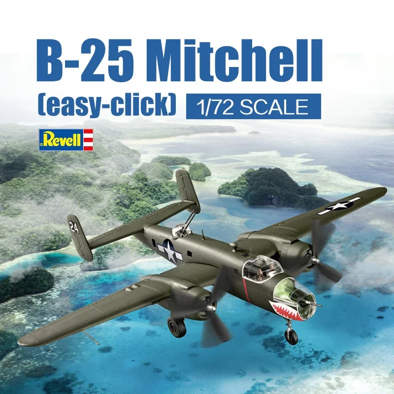 Revell Plastic Assembled Aircraft Model Kit 03650 B-25 Mitchell Bomber 1/72
Revell Plastic Assembled Aircraft Model Kit 03650 B-25 Mitchell Bomber 1/72