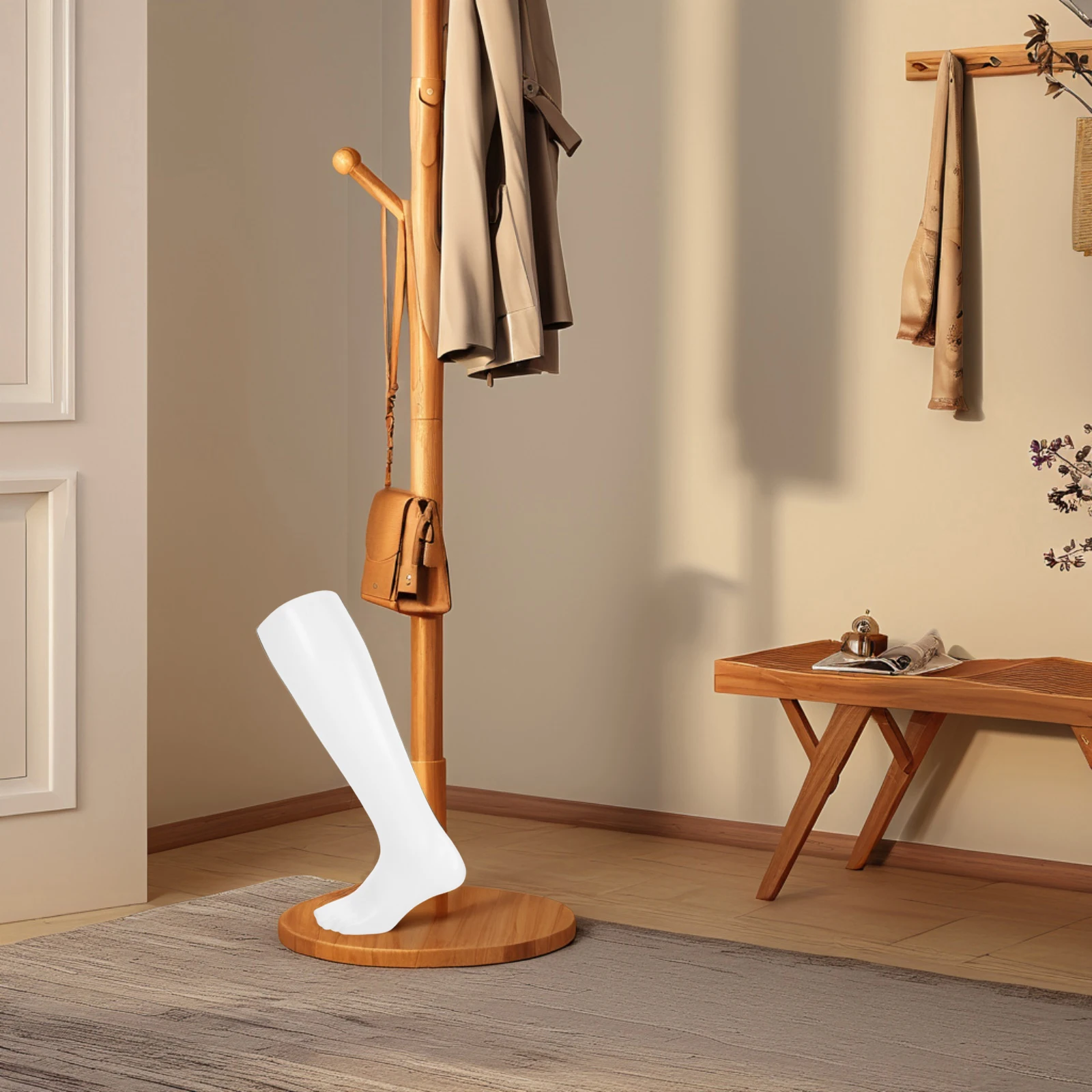 White Plastic Foot Sock Display Stand for Long Socks Jewelry Anklet Chain Bracelet Retail Tool Foot Display for Socks
White Plastic Foot Sock Display Stand for Long Socks Jewelry Anklet Chain Bracelet Retail Tool Foot Display for Socks