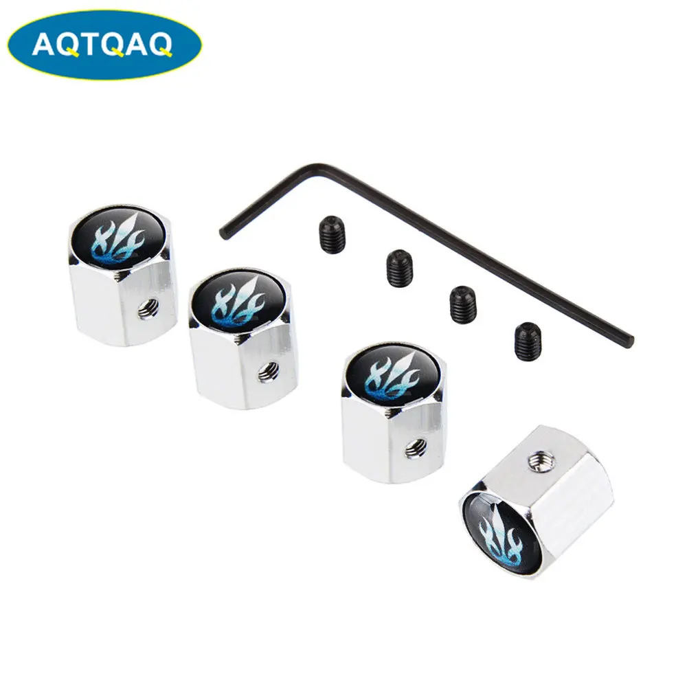 4Pcs/Set Classic Blue Flame Anti-theft Chrome Car Wheel Tire Valve Stem Cap For Car/Motorcycle,Air Leakproof And Protection Your
4Pcs/Set Classic Blue Flame Anti-theft Chrome Car Wheel Tire Valve Stem Cap For Car/Motorcycle,Air Leakproof And Protection Your
