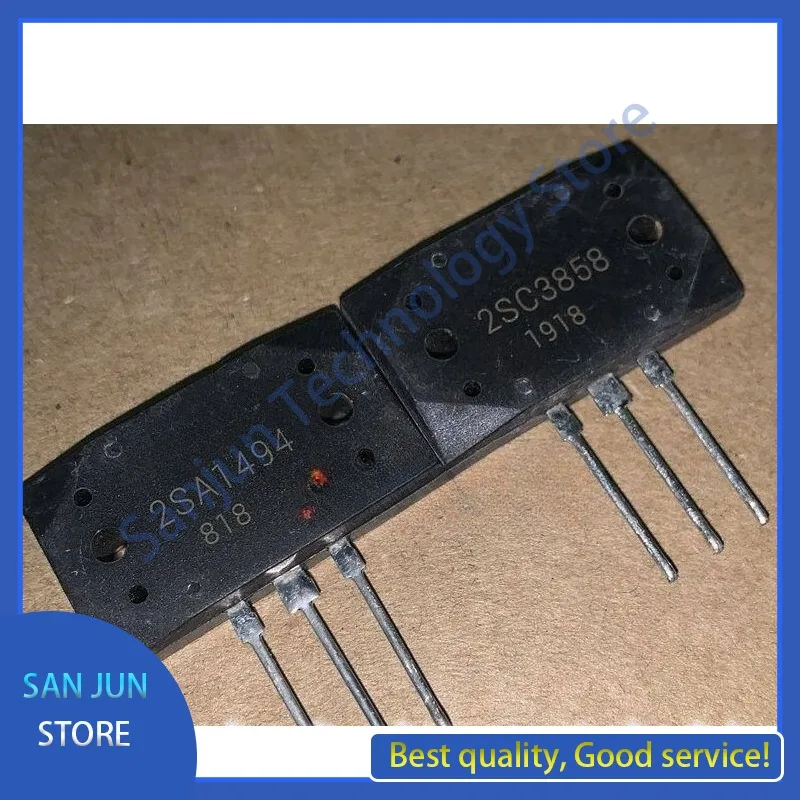 10pcs 2SA1494 2SC3858 Audio power amplifier IC pairing tube, brand new original
10pcs 2SA1494 2SC3858 Audio power amplifier IC pairing tube, brand new original