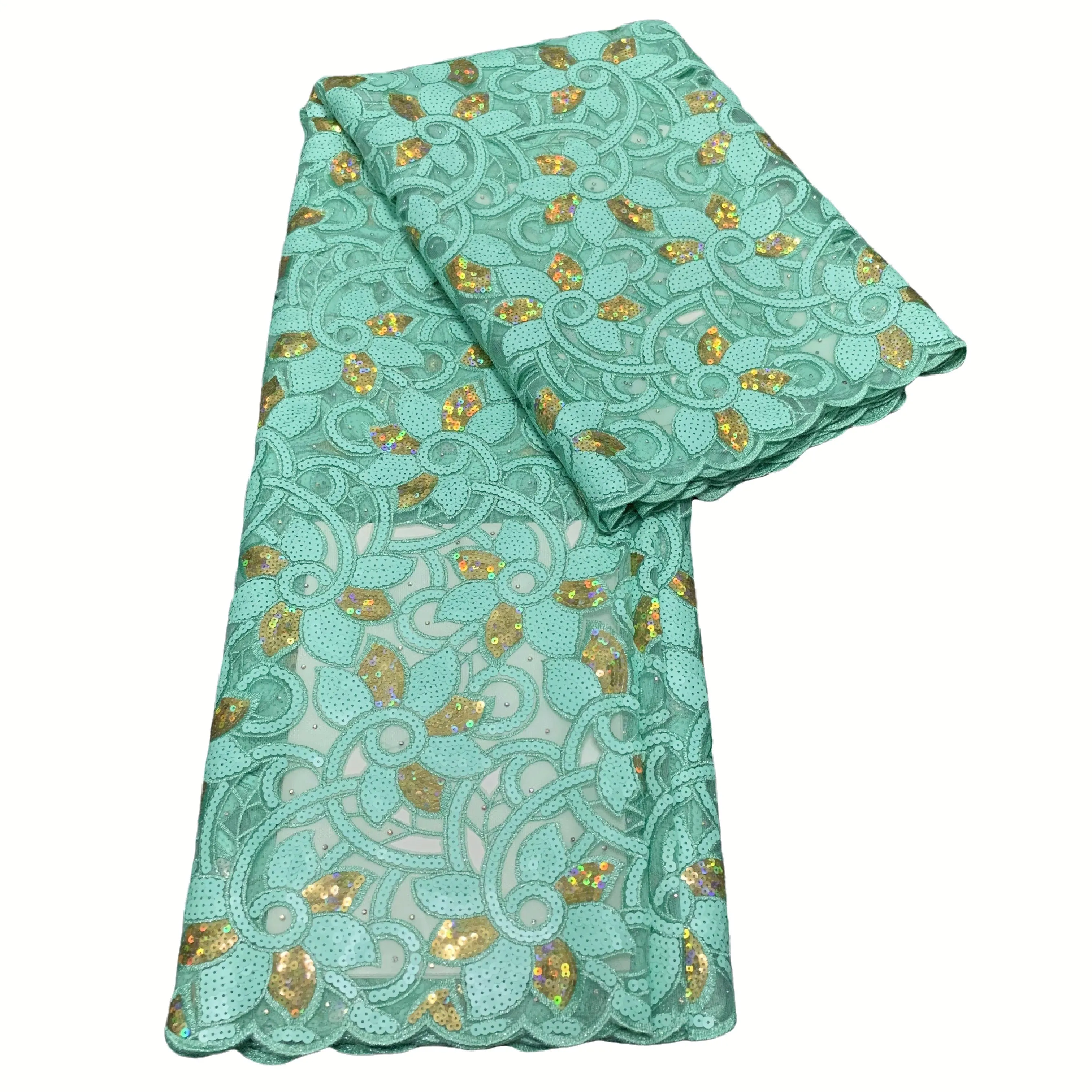 Нигерийская кружевная ткань ручной работы из органзы с блестками, высокое качество, 20225, африканская французская кружевная ткань с блестками для праздничного платья 
Нигерийская кружевная ткань ручной работы из органзы с блестками, высокое качество, 20225, африканская французская кружевная ткань с блестками для праздничного платья