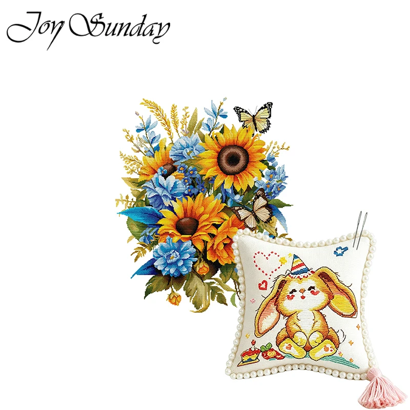 Joy Sunday Sunflower HD Pattern Cross Stitch Kits Aida 16/14/11CT Counted Printed Fabric Canvas DIY Embroidery Hand Sewing Set
Joy Sunday Sunflower HD Pattern Cross Stitch Kits Aida 16/14/11CT Counted Printed Fabric Canvas DIY Embroidery Hand Sewing Set