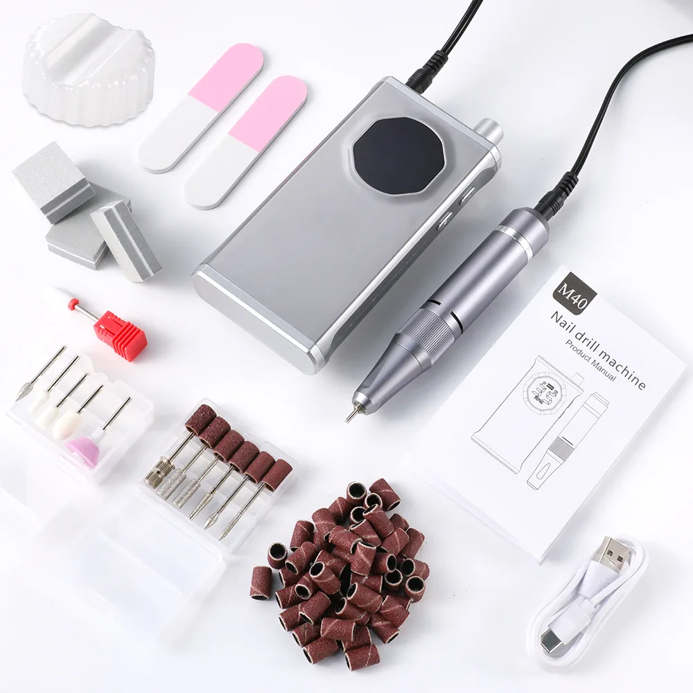 MJDTZ-M40 High-Power Plastic Nail Drill 40000 RPM Lithium Battery Portable Nail Polish Remover Professional Nail
MJDTZ-M40 High-Power Plastic Nail Drill 40000 RPM Lithium Battery Portable Nail Polish Remover Professional Nail