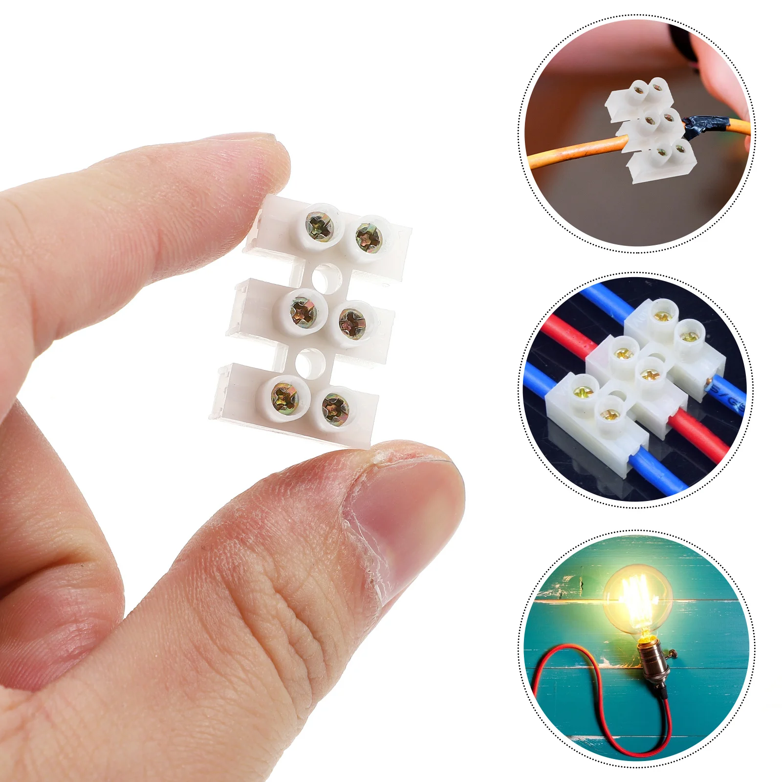 30pcs 3 Position Terminal Block Zinc Alloy Conductor Screw Wire Connector For Electrical Wiring Lighting Motor Power Supply
30pcs 3 Position Terminal Block Zinc Alloy Conductor Screw Wire Connector For Electrical Wiring Lighting Motor Power Supply