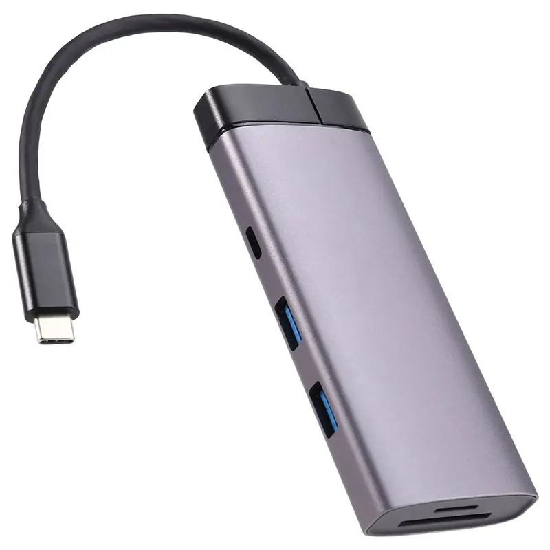 USB-хаб Type-C 7-в-1 с поддержкой 4K 30 Гц, док-станция для Lenovo, Xiaomi Air, Air M1, совместимый с Type-C
USB-хаб Type-C 7-в-1 с поддержкой 4K 30 Гц, док-станция для Lenovo, Xiaomi Air, Air M1, совместимый с Type-C