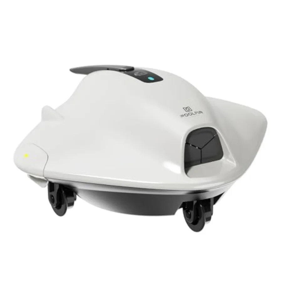 Above Ground Pool Vacuum Robot - White, ABS Plastic, 40W Strong Suction, Dual Cleaning System, Barrier Crossing, 120-Min Runtim
Above Ground Pool Vacuum Robot - White, ABS Plastic, 40W Strong Suction, Dual Cleaning System, Barrier Crossing, 120-Min Runtim