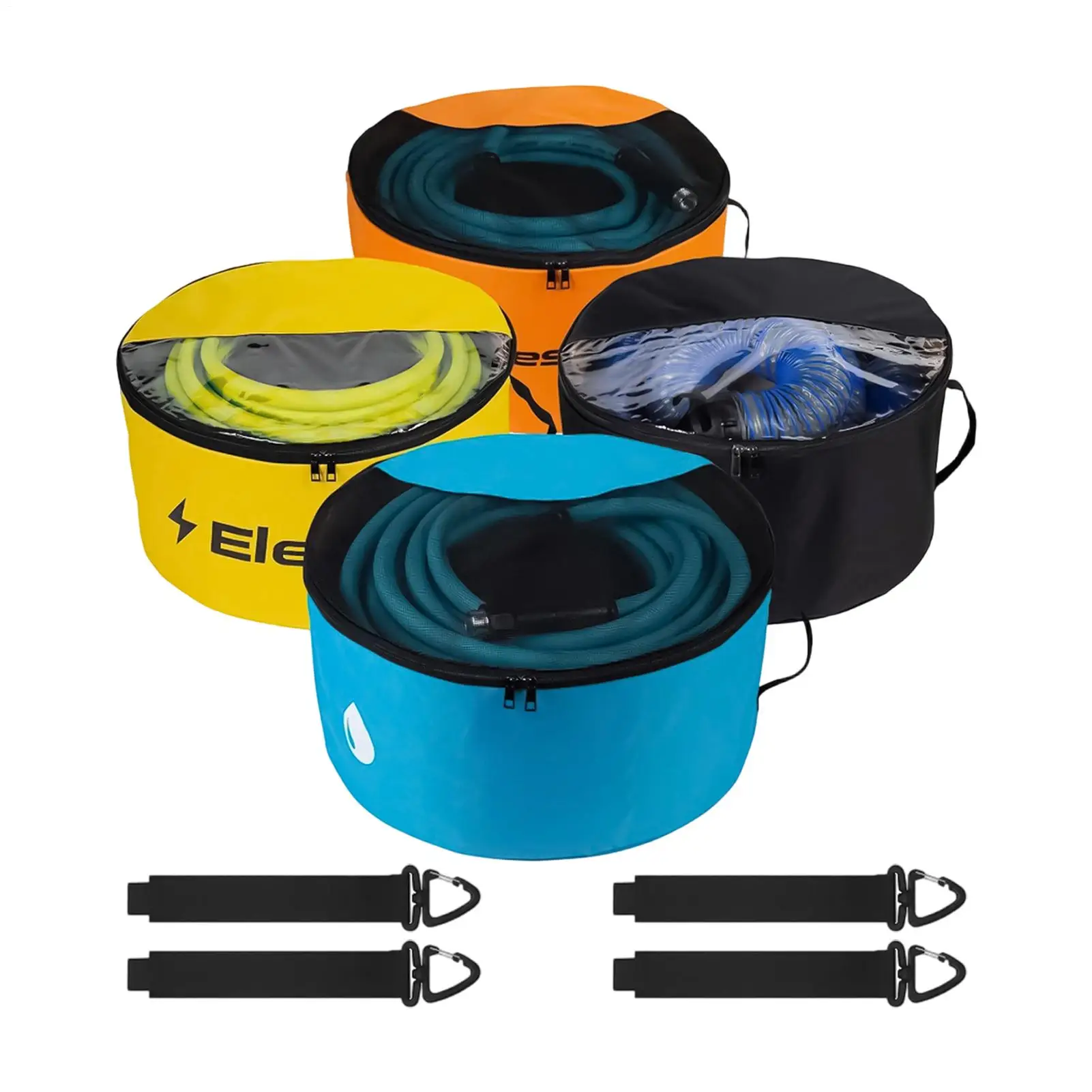 RV Water Hose Storage Bag 4 Pieces Waterproof Heavy Duty Container Two-Way Zipper Closures RV Hose Bag With Visible Cover For
RV Water Hose Storage Bag 4 Pieces Waterproof Heavy Duty Container Two-Way Zipper Closures RV Hose Bag With Visible Cover For