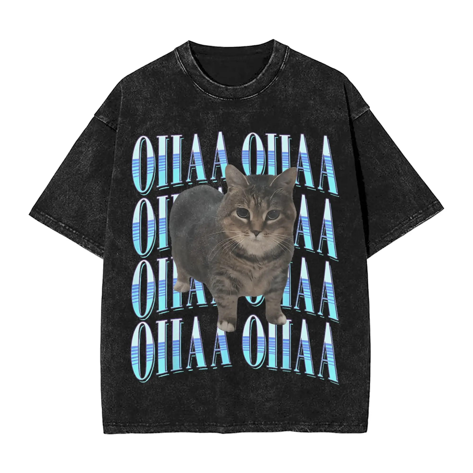 Ретро женская и мужская забавная футболка OIIAA OIIAA Spinning Meme Cat, стильные футболки, одежда
Ретро женская и мужская забавная футболка OIIAA OIIAA Spinning Meme Cat, стильные футболки, одежда