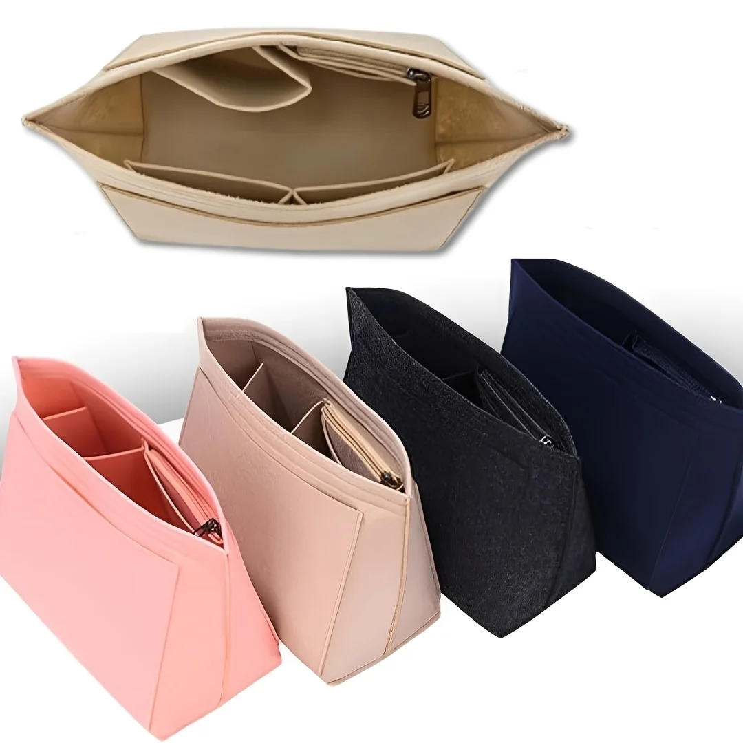 Felt Moon-Shaped Bag Organizer Insert with 7 Dividers Foldable Interior Liner for Handbag Organization Multiple Storage Pockets
Felt Moon-Shaped Bag Organizer Insert with 7 Dividers Foldable Interior Liner for Handbag Organization Multiple Storage Pockets