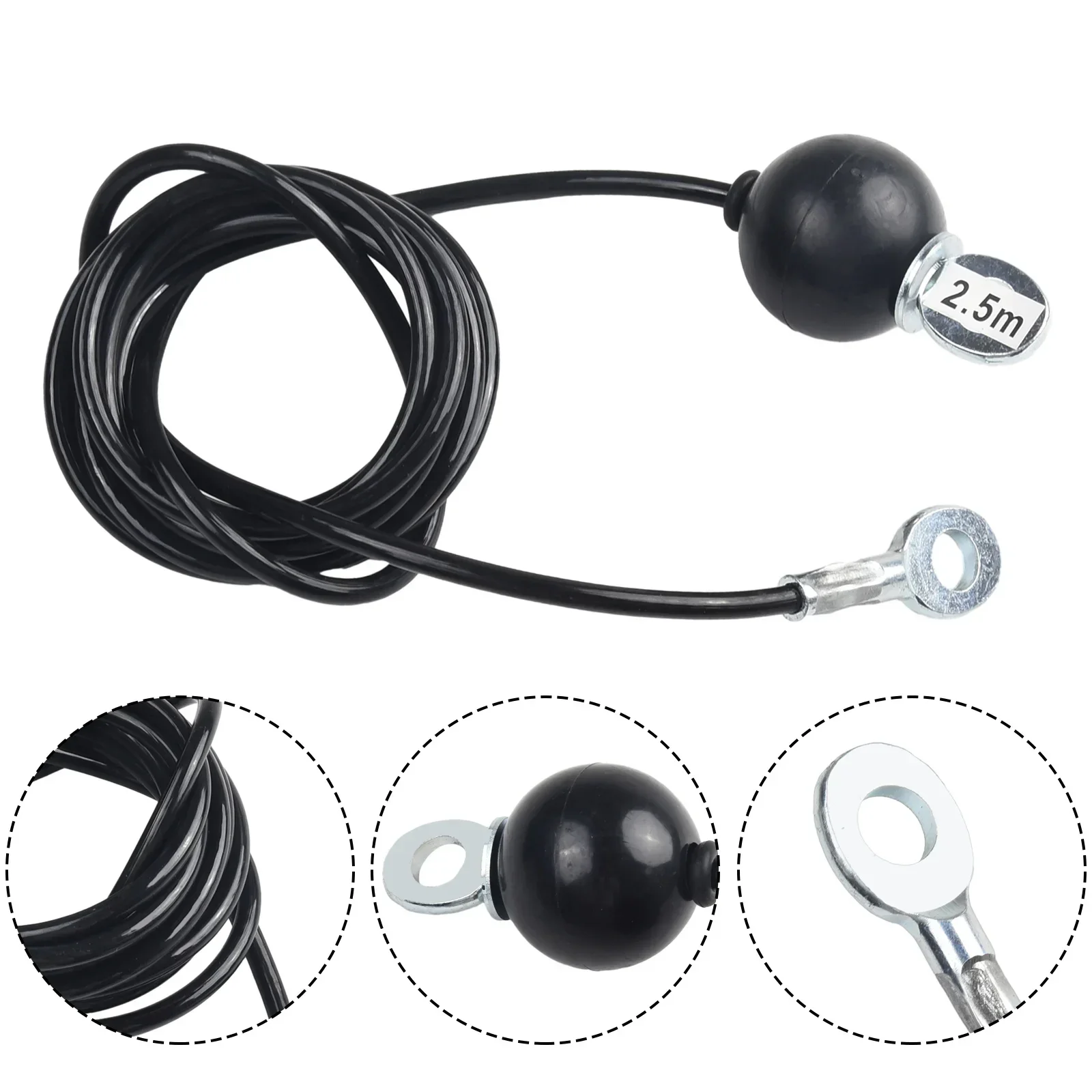1pc 1.4/1.8/2/2.5/3 M Steel Wire Rope DIY Kit Weight Pulley Fitness Equipment Home Gym Accessories
1pc 1.4/1.8/2/2.5/3 M Steel Wire Rope DIY Kit Weight Pulley Fitness Equipment Home Gym Accessories