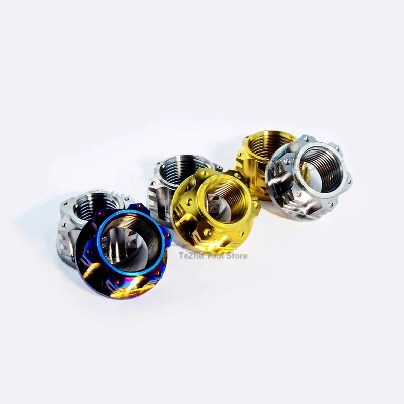 1Pcs Titanium Alloy Nut Flange Nuts For Motorcycle Bicycle Fastener Rear Axle Nuts M16P1.5 M18P1.5 M20P1.5 GR5 Material
1Pcs Titanium Alloy Nut Flange Nuts For Motorcycle Bicycle Fastener Rear Axle Nuts M16P1.5 M18P1.5 M20P1.5 GR5 Material