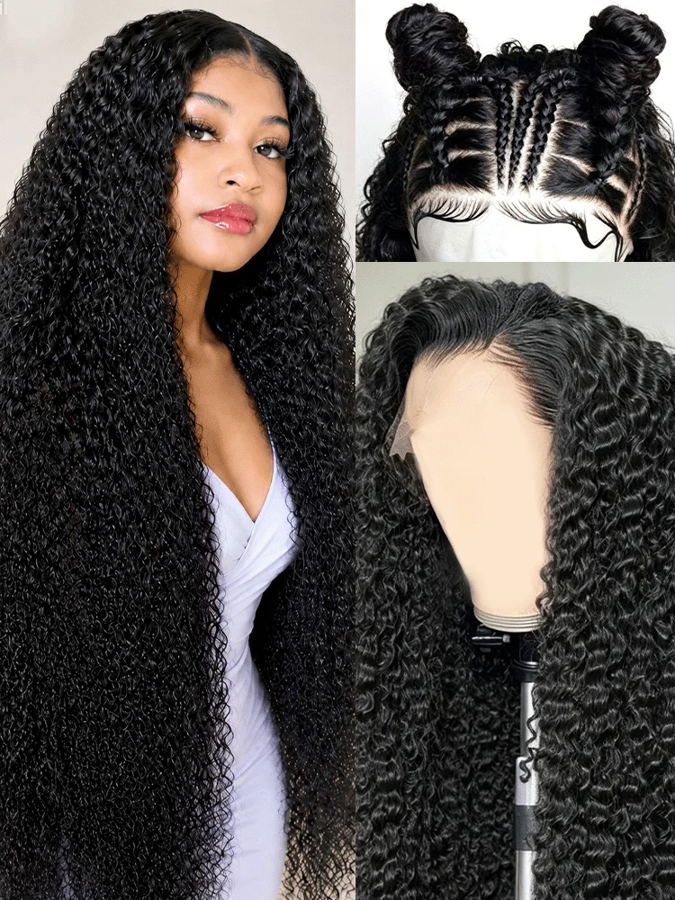 38 40 46 Inch 250% Density 13X4 HD Lace Frontal Wig Deep Wave Brazilian Hair 13X6 Transparent Lace Front Wigs Pre Plucked Curly Lace Front Human Hair Wigs For Black Women Natural Hairline
38 40 46 Inch 250% Density 13X4 HD Lace Frontal Wig Deep Wave Brazilian Hair 13X6 Transparent Lace Front Wigs Pre Plucked Curly Lace Front Human Hair Wigs For Black Women Natural Hairline
