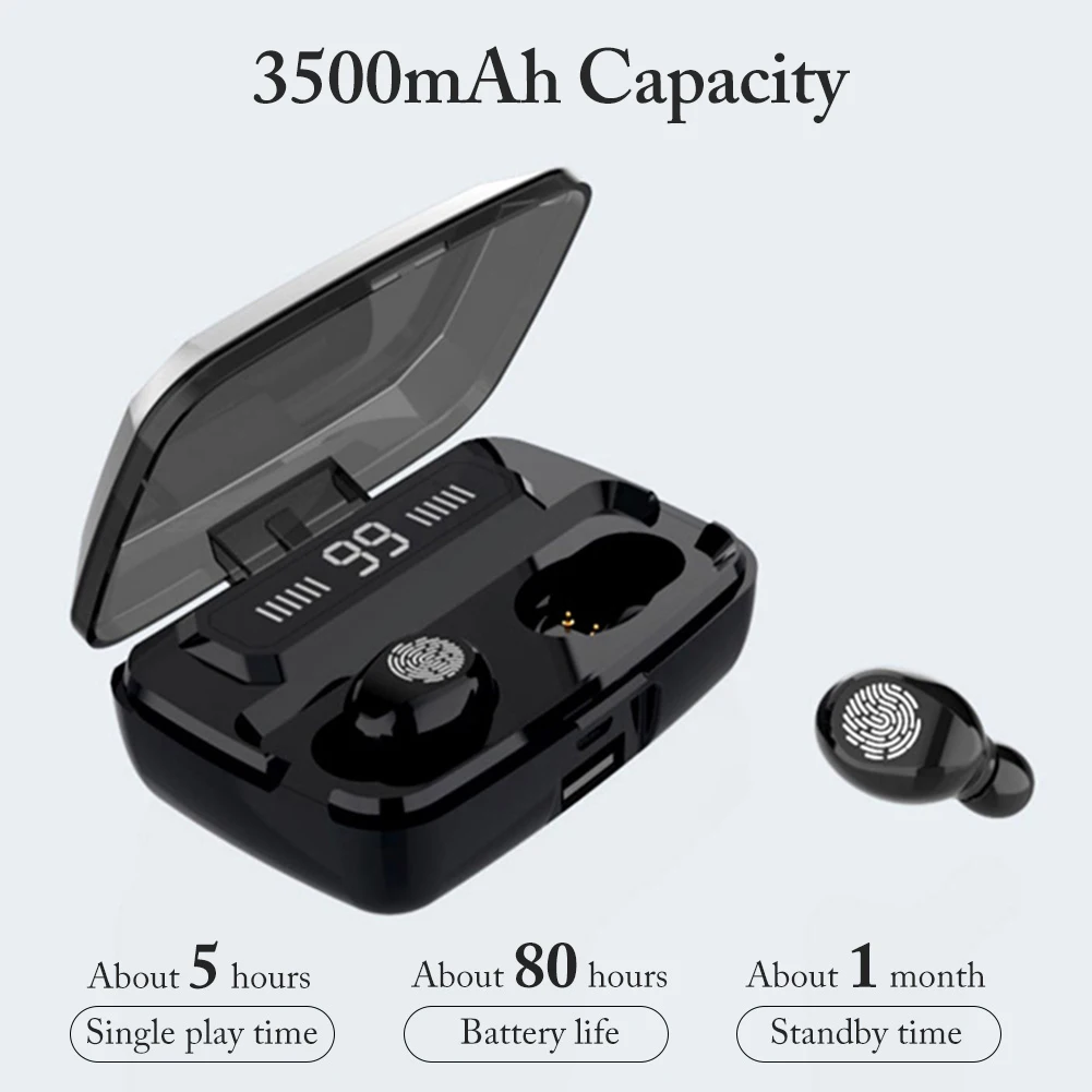 Wireless Headphones TWS Bluetooth-compatible 5.0 Earphone HiFi IPX7 Waterproof Earbuds Touch Control Headset for Sports
Wireless Headphones TWS Bluetooth-compatible 5.0 Earphone HiFi IPX7 Waterproof Earbuds Touch Control Headset for Sports