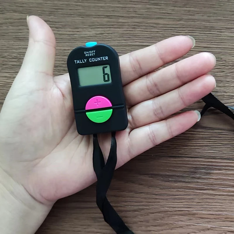 Handheld four-digit counter, with sound counter that can be added or subtracted
Handheld four-digit counter, with sound counter that can be added or subtracted