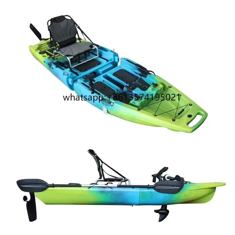 10ft Multifunctional Rotational Molding Modular Plastic Fishing Boat Kayak With Foot Pedal Drive Chair Paddle Rod Holder on Sale
10ft Multifunctional Rotational Molding Modular Plastic Fishing Boat Kayak With Foot Pedal Drive Chair Paddle Rod Holder on Sale