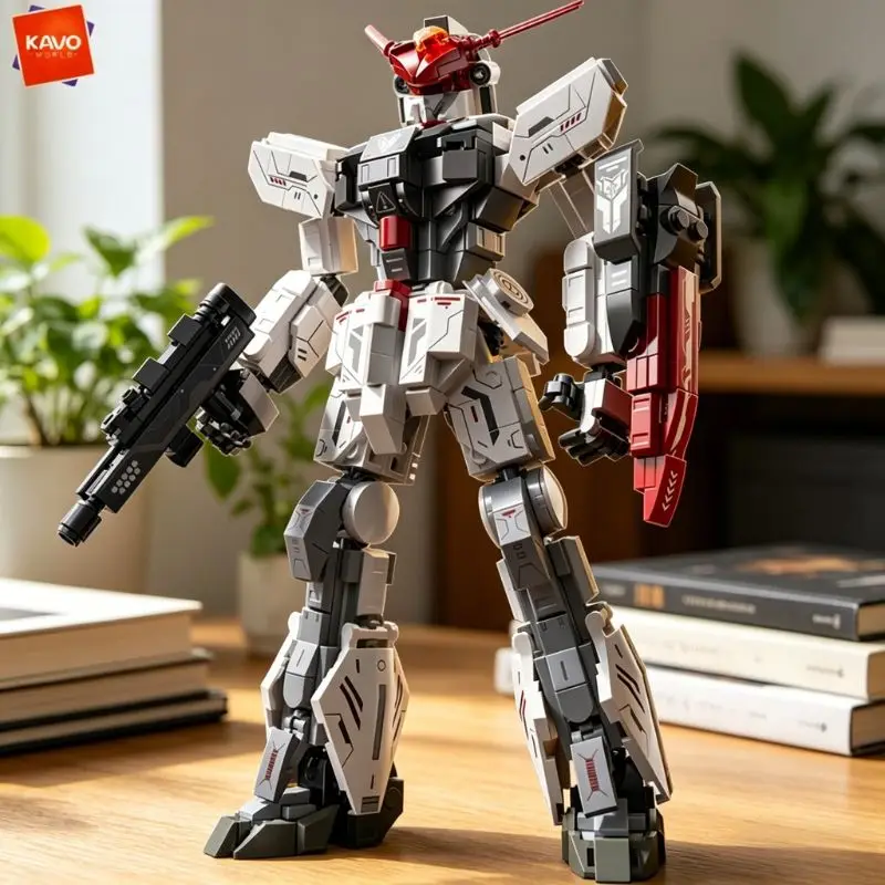 KAVOWORLD 604PCS High Detail Armored Mecha Bricks Stable Structure Robot DIY Model for Showcase Collection Holiday Birthday Gift
KAVOWORLD 604PCS High Detail Armored Mecha Bricks Stable Structure Robot DIY Model for Showcase Collection Holiday Birthday Gift