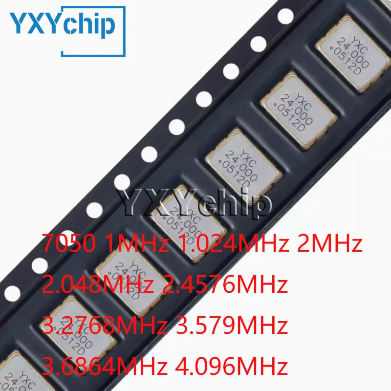 Активный кварцевый генератор Smd 7050, 5 шт., 7x5 1 МГц 1,024 МГц 2 МГц 2,048 МГц 2,4576 МГц 3,2768 МГц 3,579 МГц 3,6864 МГц 4,096 МГц 4 контакта
Активный кварцевый генератор Smd 7050, 5 шт., 7x5 1 МГц 1,024 МГц 2 МГц 2,048 МГц 2,4576 МГц 3,2768 МГц 3,579 МГц 3,6864 МГц 4,096 МГц 4 контакта