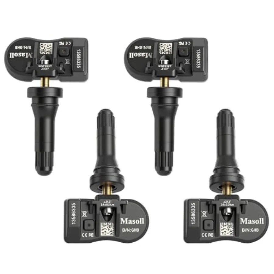 TPMS Sensor for GM, Tire Prure Sensor for Chevy Sierado Buick Cadillac GMC, 2026 New Upgrade Tire Prure Monitoring Sensor 4-Pac
TPMS Sensor for GM, Tire Prure Sensor for Chevy Sierado Buick Cadillac GMC, 2026 New Upgrade Tire Prure Monitoring Sensor 4-Pac