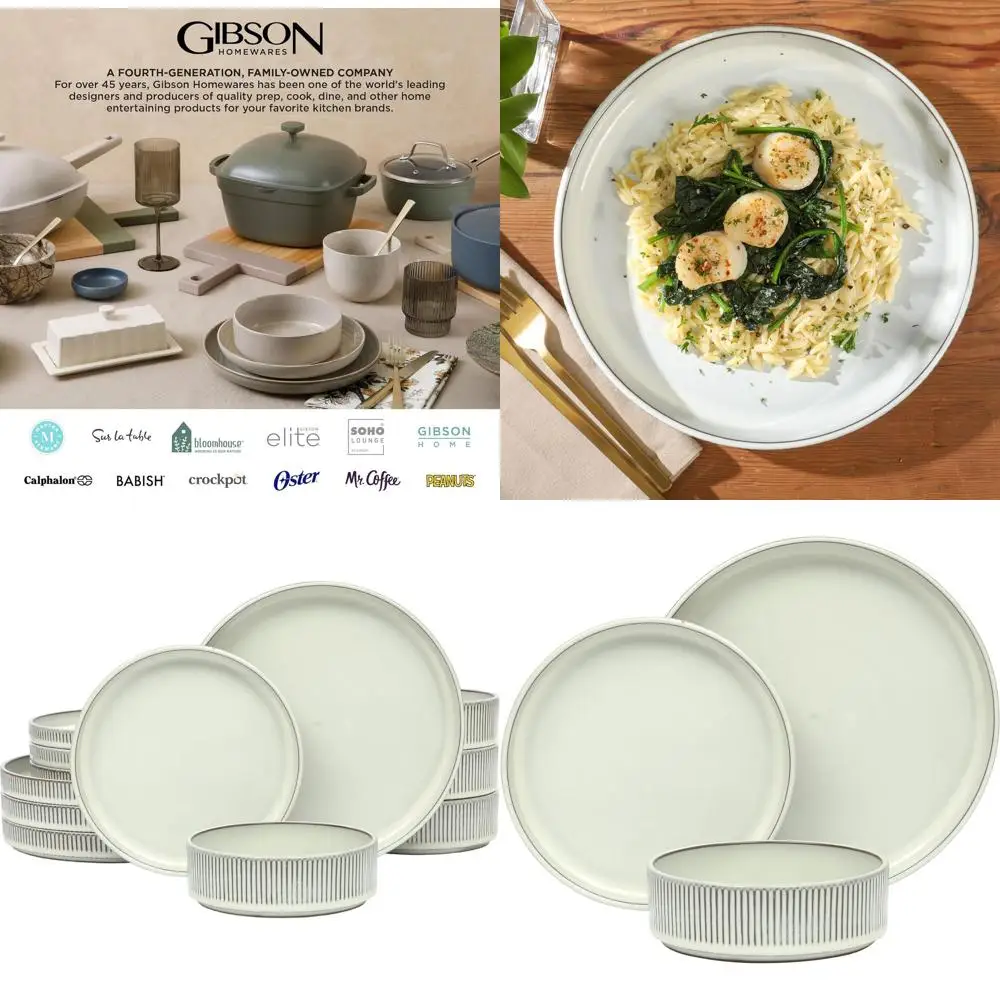 4-Person Terracotta Ceramic Dinnerware Set with Reactive Glaze Embossed Round Plates & Bowls, Cream White
4-Person Terracotta Ceramic Dinnerware Set with Reactive Glaze Embossed Round Plates & Bowls, Cream White