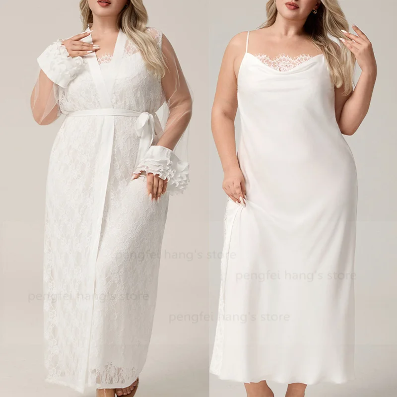 Халат из ледяного шелка, атласное кимоно, длинное платье Vestidos De Novia, женская элегантная одежда для сна, сексуальная сетчатая кружевная ночная рубашка, свободный халат
Халат из ледяного шелка, атласное кимоно, длинное платье Vestidos De Novia, женская элегантная одежда для сна, сексуальная сетчатая кружевная ночная рубашка, свободный халат