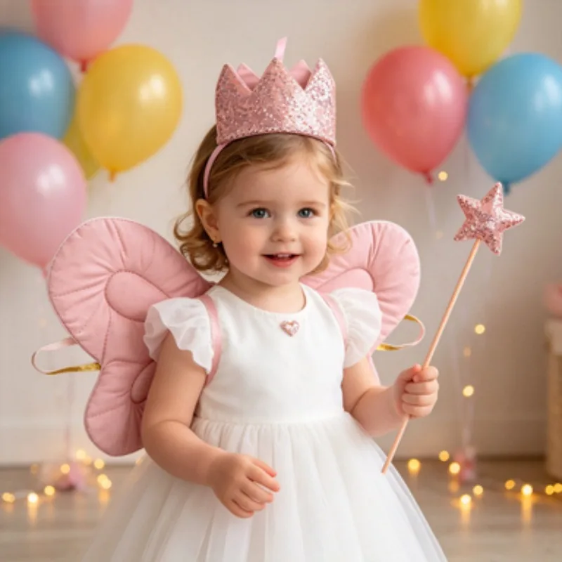 3PC Angel Wing Headband Set, Kids Birthday & Children's Day Party Supplies, Baby Photo Shoot Accessories for Baby Boys and Girls
3PC Angel Wing Headband Set, Kids Birthday & Children's Day Party Supplies, Baby Photo Shoot Accessories for Baby Boys and Girls
