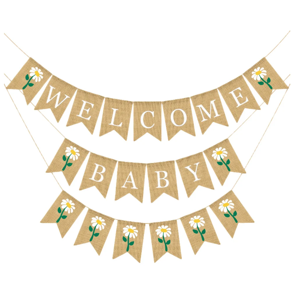 Linen String Creative Wall Hanging Baby Shower Banner Party Adornment Spring Festival Stylish B s
Linen String Creative Wall Hanging Baby Shower Banner Party Adornment Spring Festival Stylish B s