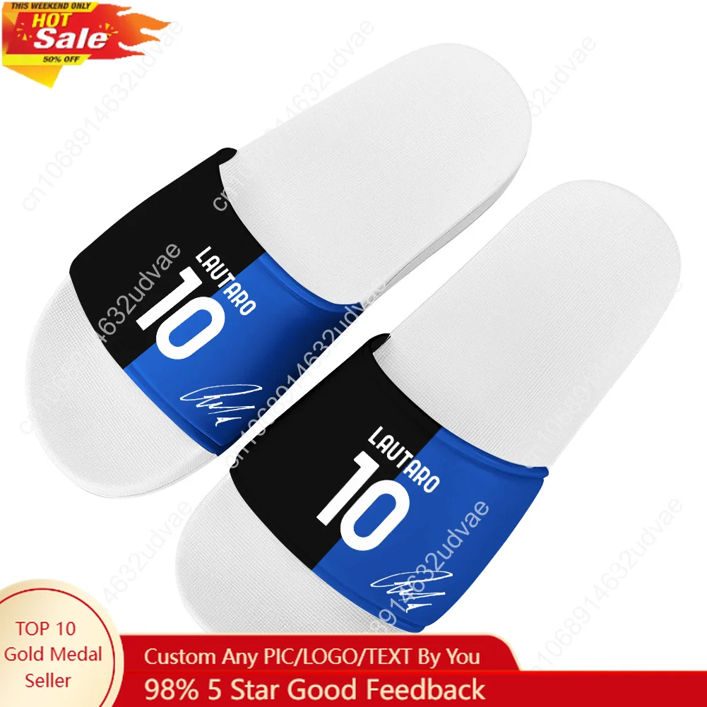 Lautaro No.10 Slippers Man Woman Boy Girl Tailor Made Sandals Argentina Soccer Star Photo Customized Bath Shoes Water Shoe White
Lautaro No.10 Slippers Man Woman Boy Girl Tailor Made Sandals Argentina Soccer Star Photo Customized Bath Shoes Water Shoe White