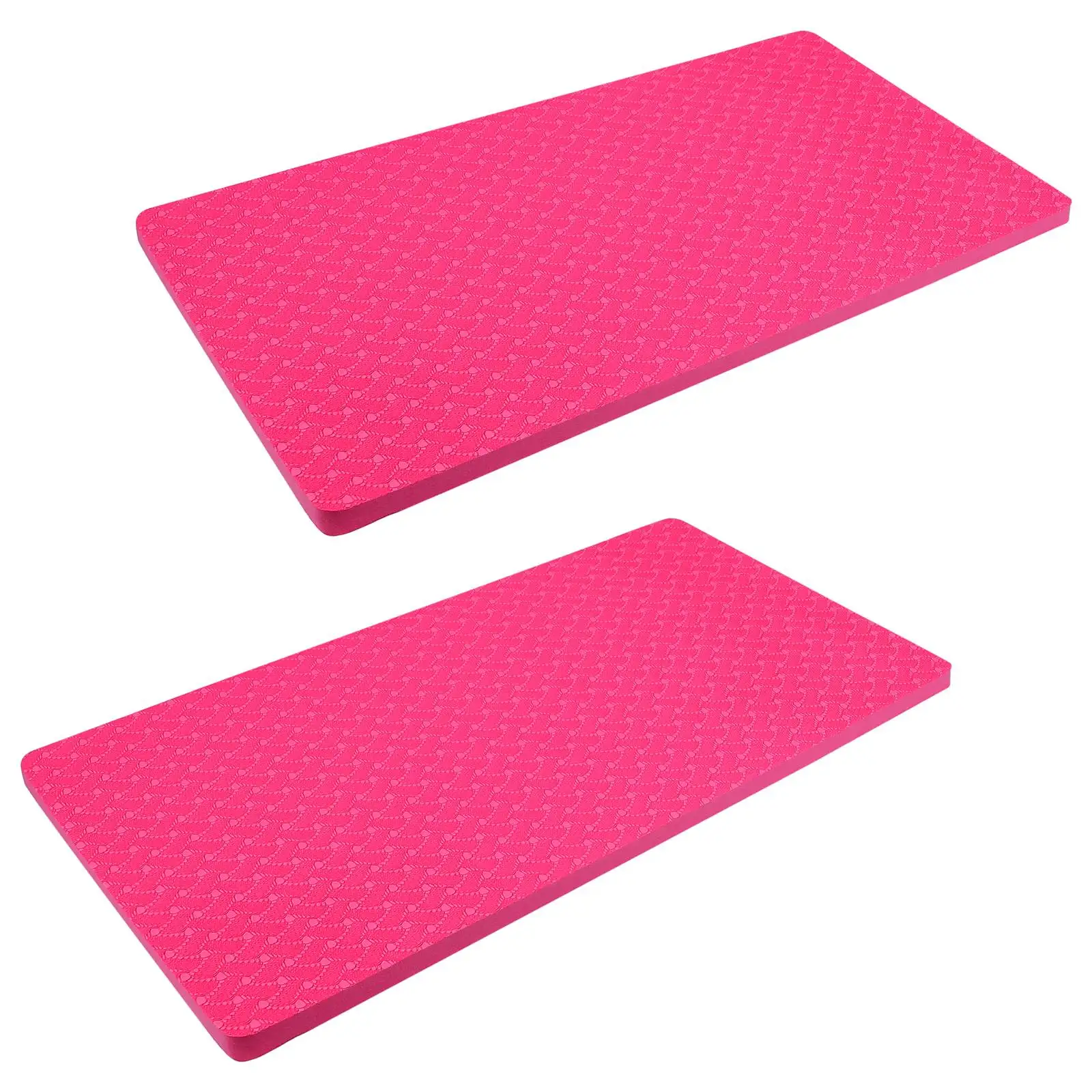 TPE Yoga Mat 34cmx17cmx10mm Pink Pair Non-Skid Comfortable Fitness Training Pad for Home Exercise Workout
TPE Yoga Mat 34cmx17cmx10mm Pink Pair Non-Skid Comfortable Fitness Training Pad for Home Exercise Workout