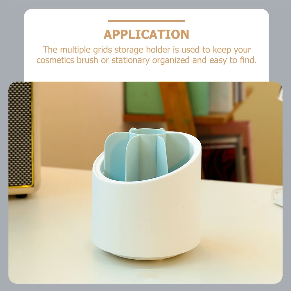 Rotating Makeup Brush Holder Pen Stand Desk Organizer Storage Container Stationery Supplies Plastic PP Wear Resistance Easy
Rotating Makeup Brush Holder Pen Stand Desk Organizer Storage Container Stationery Supplies Plastic PP Wear Resistance Easy
