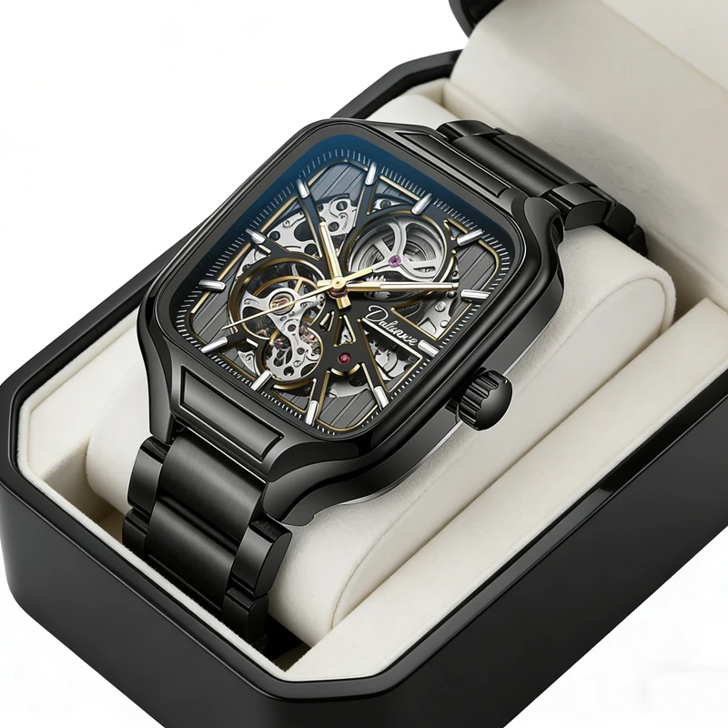 2026 New Top Brands Automatic Mechanical Men Watch Black Stainless Steel Fashion Casual Business Skeleton Male Wristwatch
2026 New Top Brands Automatic Mechanical Men Watch Black Stainless Steel Fashion Casual Business Skeleton Male Wristwatch