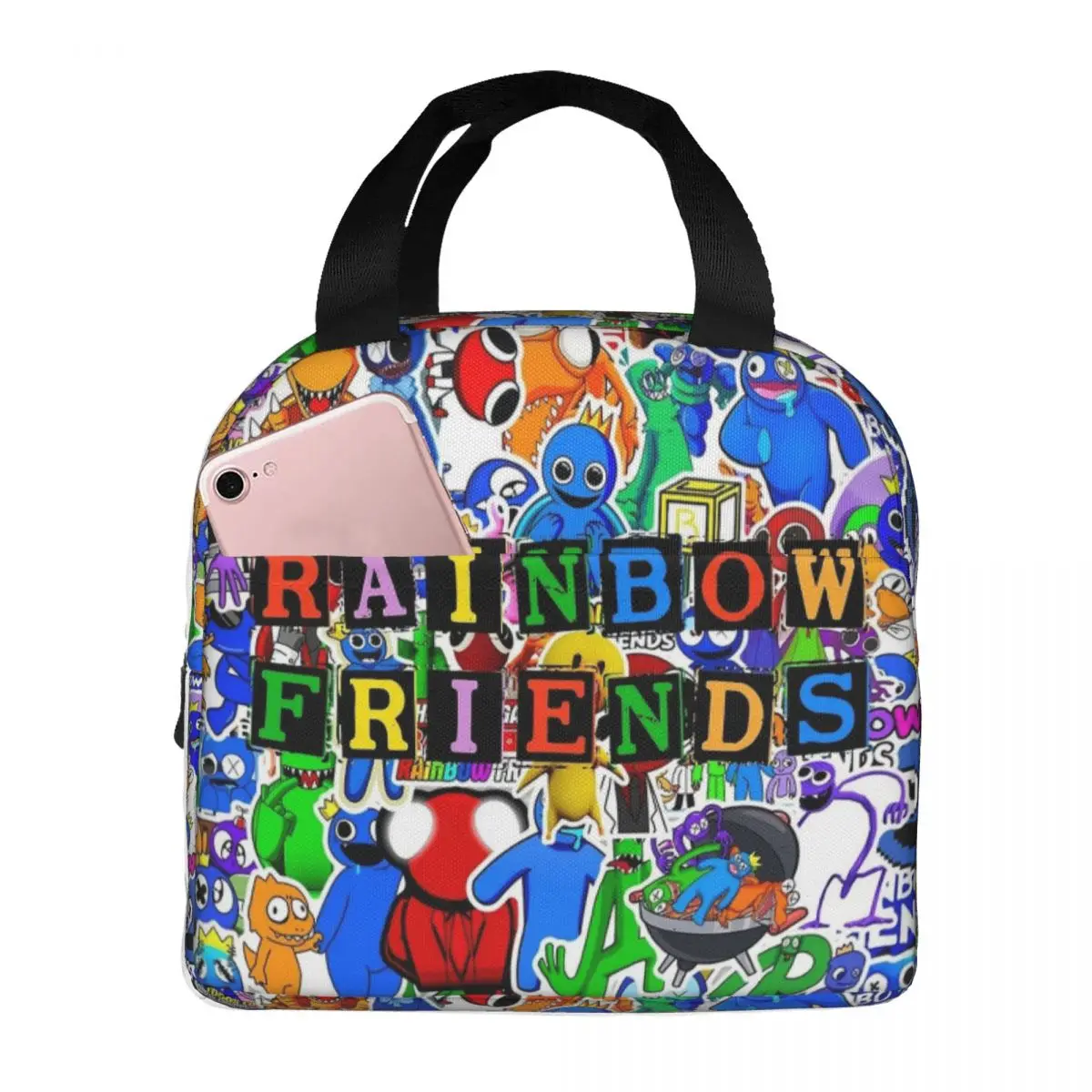 R-Rainbowed Friend Thermal Insulated Lunch Bags for Picnic Game Colorful Portable Food Bag Container Thermal Cooler Lunch Boxes
R-Rainbowed Friend Thermal Insulated Lunch Bags for Picnic Game Colorful Portable Food Bag Container Thermal Cooler Lunch Boxes