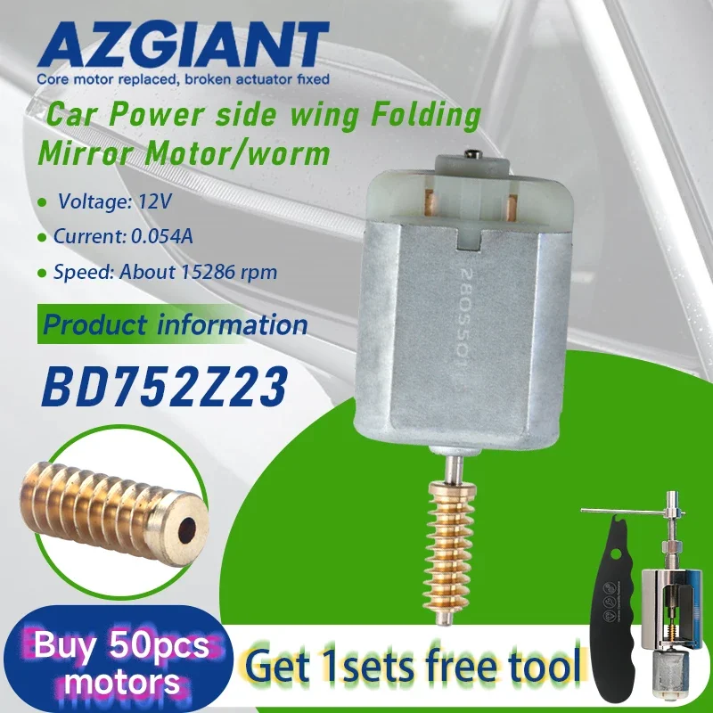 BD752Z23 12V Car Power Folding Unit Mirror Actuator Motor Copper Worm Gear For BMW 5 Series/6 Series Brand New Auto Parts DIY
BD752Z23 12V Car Power Folding Unit Mirror Actuator Motor Copper Worm Gear For BMW 5 Series/6 Series Brand New Auto Parts DIY