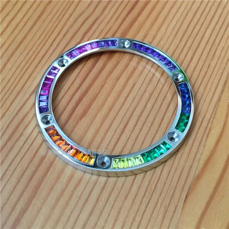 Rainbow CVD Synthetic Gemstone Bezel for Hublot 411 Big Bang Unico 45mm Automatic Watch
Rainbow CVD Synthetic Gemstone Bezel for Hublot 411 Big Bang Unico 45mm Automatic Watch