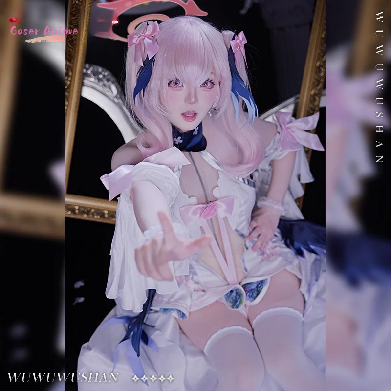 Blue Archive Shimoe Koharu Cosplay Costume Pure White Oath Shimoe Koharu Sexy Dress Halloween Costumes
Blue Archive Shimoe Koharu Cosplay Costume Pure White Oath Shimoe Koharu Sexy Dress Halloween Costumes