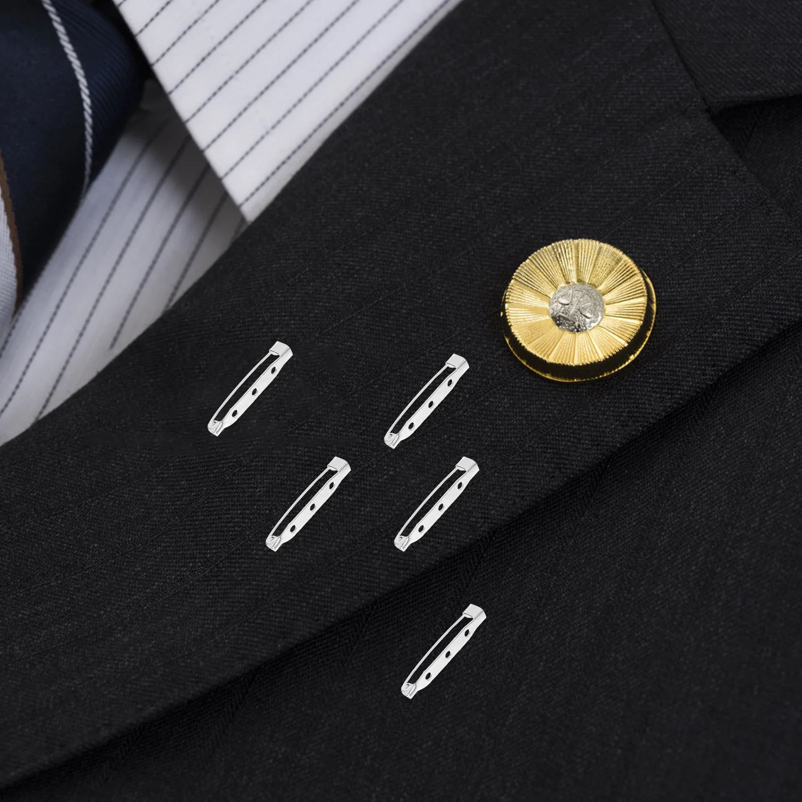 40Pcs Small Brooch Pins DIY Jewelry Making Kit Versatile Pin Backs for Clothing Hair Clips Crafts Boutonniere Accessories
40Pcs Small Brooch Pins DIY Jewelry Making Kit Versatile Pin Backs for Clothing Hair Clips Crafts Boutonniere Accessories