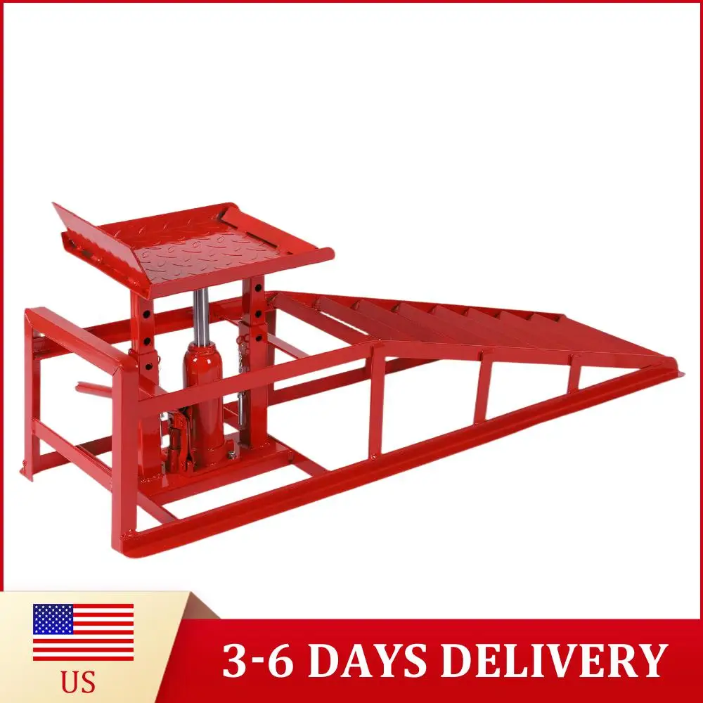 Комплект из 2-х гидравлических автомобильных пандусов (наклонных платформ) для ремонта автомобилей, грузоподъемность 5 тонн, для замены шин
Комплект из 2-х гидравлических автомобильных пандусов (наклонных платформ) для ремонта автомобилей, грузоподъемность 5 тонн, для замены шин