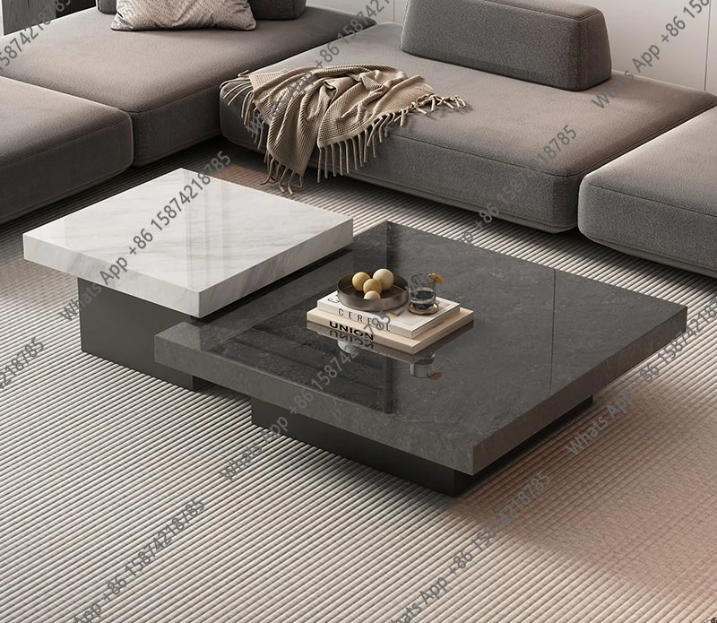 Light luxury rock slab coffee table Modern simple and minimalist living room Home size apartment Square coffee table New
Light luxury rock slab coffee table Modern simple and minimalist living room Home size apartment Square coffee table New