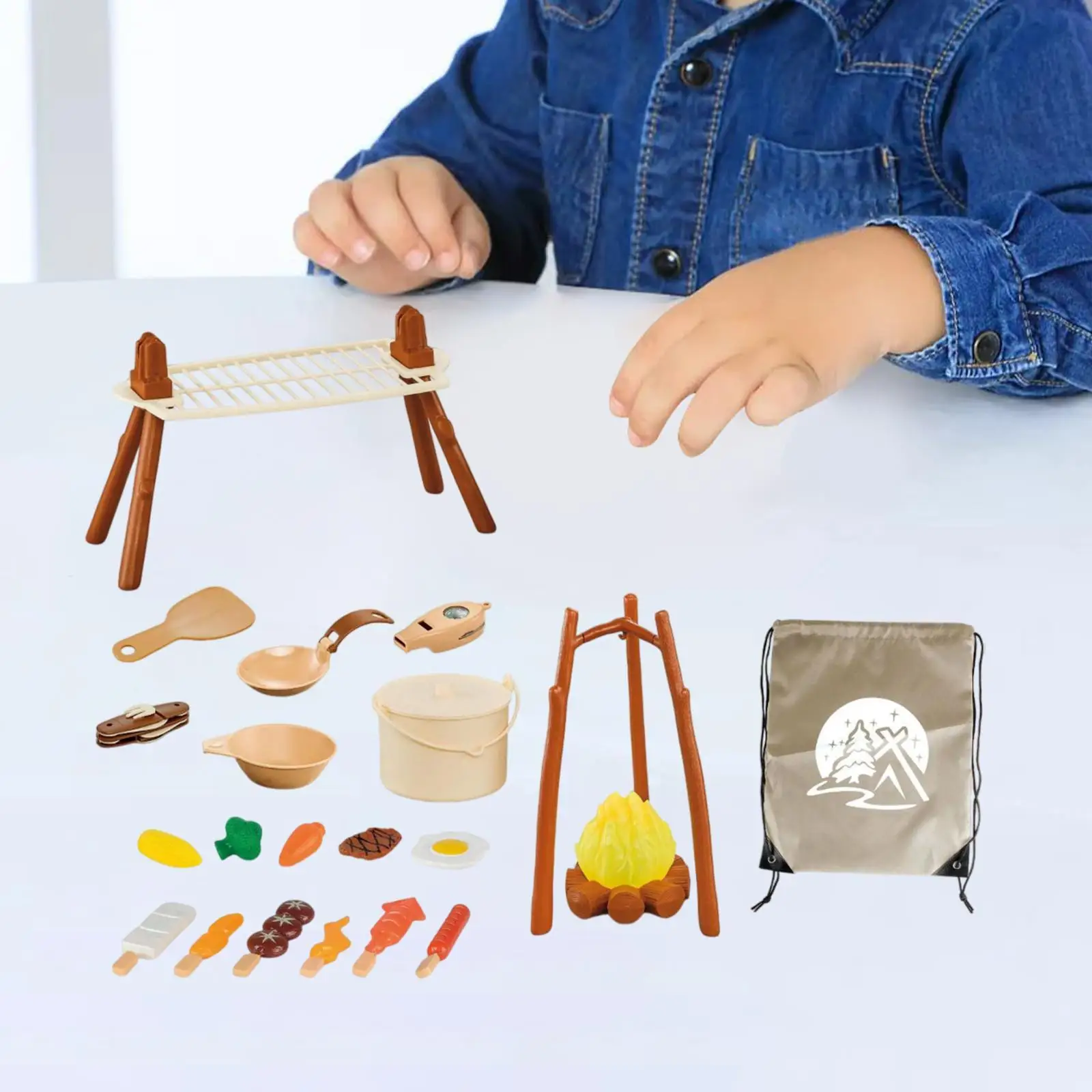 25 Pieces Kids Camping Cooking Set Role Play Pretend Play Camping Set for Preschool Children Birthday Gift Party Toy Boys Girls
25 Pieces Kids Camping Cooking Set Role Play Pretend Play Camping Set for Preschool Children Birthday Gift Party Toy Boys Girls