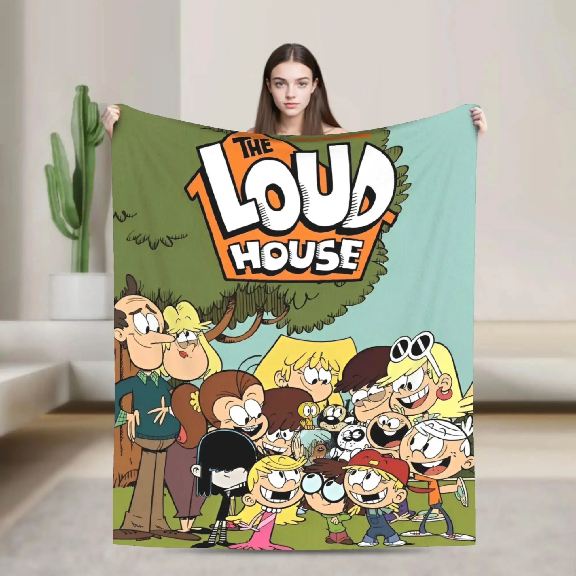 Мягкое теплое одеяло с мультяшным рисунком LLoud Houses Family для зимы, дома, путешествий, использования в самолете, забавное покрывало-плед
Мягкое теплое одеяло с мультяшным рисунком LLoud Houses Family для зимы, дома, путешествий, использования в самолете, забавное покрывало-плед