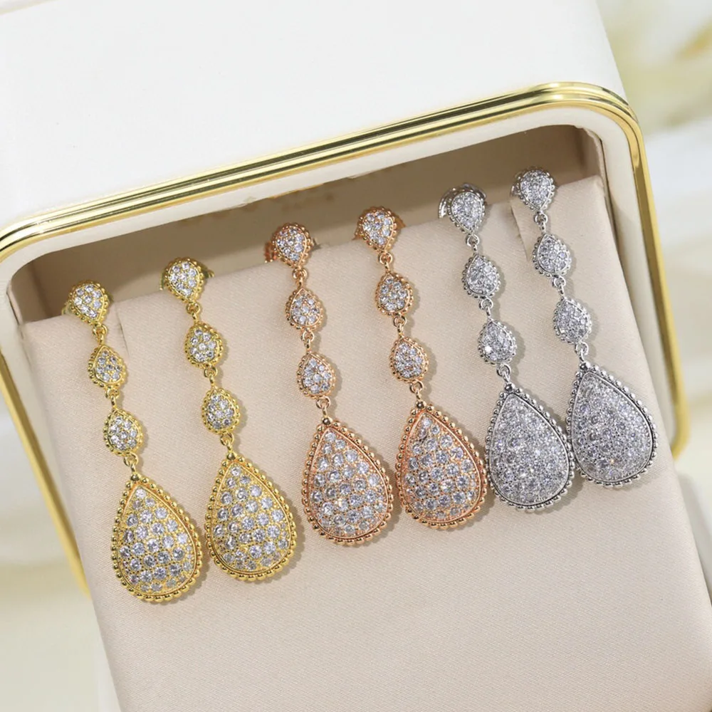 Fashion Hot 2024 Hypoallergenic Earrings Water Drop Full Stud Earrings Bohemia Cute Design Fine Luxury Brand Dangle Gift
Fashion Hot 2024 Hypoallergenic Earrings Water Drop Full Stud Earrings Bohemia Cute Design Fine Luxury Brand Dangle Gift
