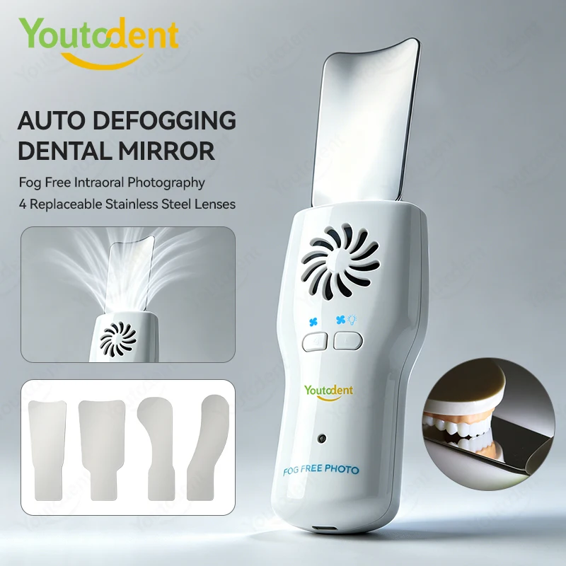 Dental Automatic Anti-fog Mirror for Oral Photography Reflector Defog Mirror Orthodontic Buccal Occlusal Lingual Dental Supplies
Dental Automatic Anti-fog Mirror for Oral Photography Reflector Defog Mirror Orthodontic Buccal Occlusal Lingual Dental Supplies
