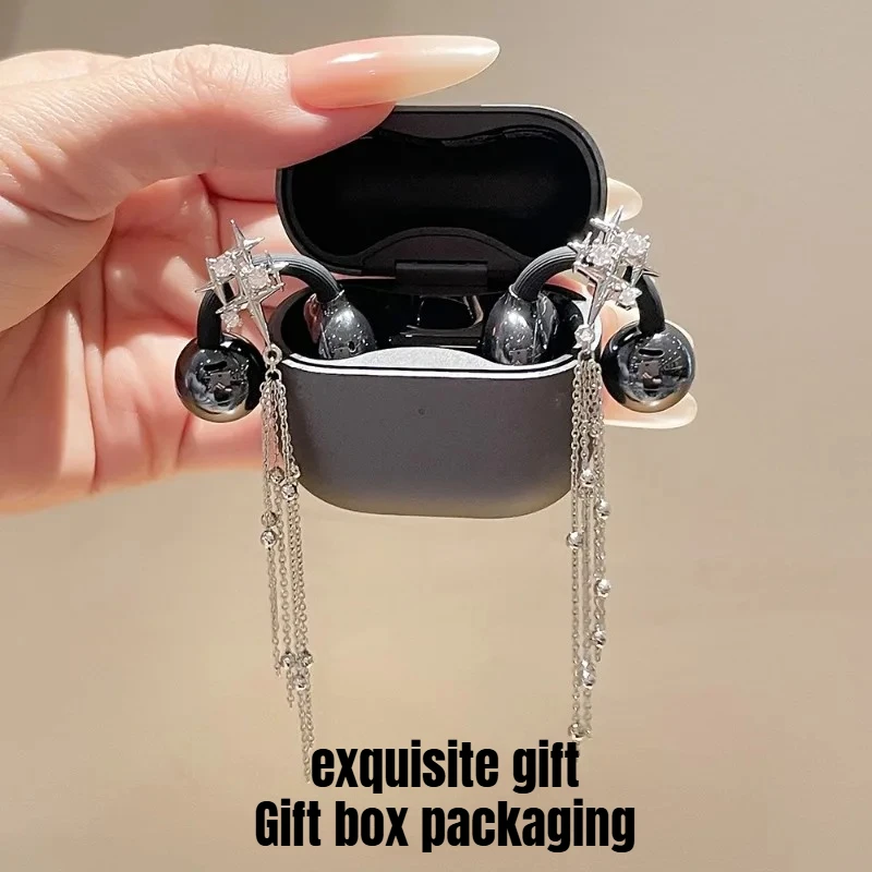 Sparkling Zircon Star Tassel Ear Cuff for Huawei FreeClip Y2K Gothic Custom Earbud Decor Accessories Fashion Chain Earring Clip
Sparkling Zircon Star Tassel Ear Cuff for Huawei FreeClip Y2K Gothic Custom Earbud Decor Accessories Fashion Chain Earring Clip