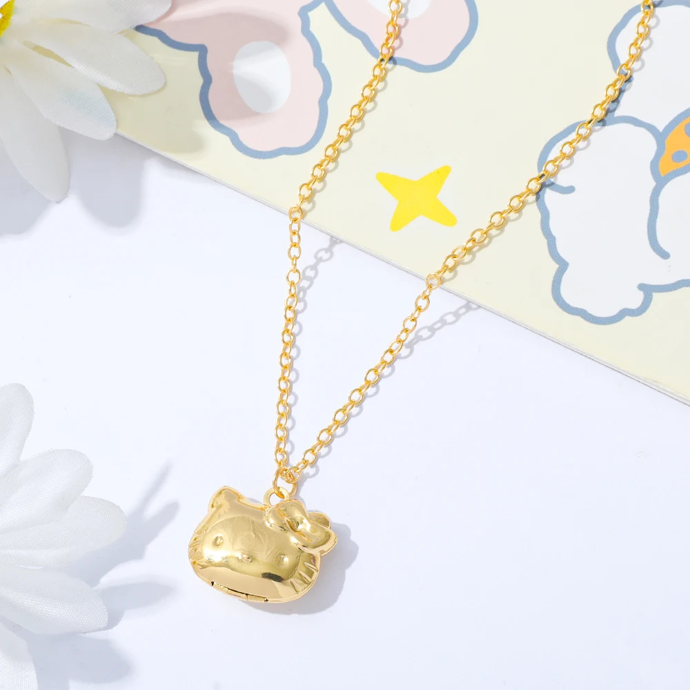 Y2K Hello Kitty Cartoon Figure Necklace Fashion Cute Kitty Cat Pendant Jewelry Exquisite Gift for Girls And Kids
Y2K Hello Kitty Cartoon Figure Necklace Fashion Cute Kitty Cat Pendant Jewelry Exquisite Gift for Girls And Kids