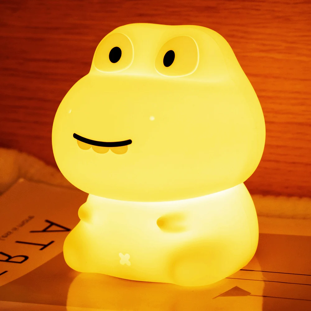 Cute Animal Night Light Creative Dragon Frog Crocodile Night Lamp Interior Decoration Colorful Atmosphere Children Birthday Gift
Cute Animal Night Light Creative Dragon Frog Crocodile Night Lamp Interior Decoration Colorful Atmosphere Children Birthday Gift